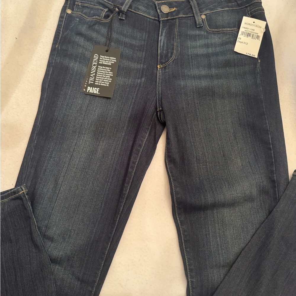 Paige Denim Jeans in Dark Blue